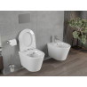 Mexen Rico Rimless WC csésze lassú leereszkedésű slim, duroplaszt, fényes fehér - 30720300