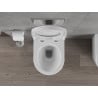 Mexen Rico perem nélküli wc csésze leeresztő automatikás, kemény ülőkével, Duroplaszt, Fehér - 30720200