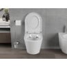 Mexen Rico perem nélküli wc csésze leeresztő automatikás, kemény ülőkével, Duroplaszt, Fehér - 30720200