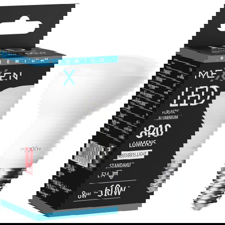 Mexen Nova Bec E14 LED, R50, 8W, Neutru - 4000K, 840 lm - L103-E14-0840-01