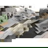 Mexen Leo chiuvetă din granit cu 1 compartiment cu picurător 900 x 500 mm, Bej, sifon Neagră - 6501901010-69-B