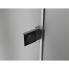 Mexen Lunar-B ușă de duș pivotantă stânga 50 cm, transparentă, gri pușcă periat - 832-050-000-66-00-L