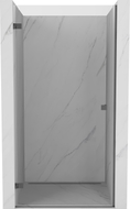 Mexen Lunar-B ușă de duș pivotantă stânga 50 cm, transparentă, gri pușcă periat - 832-050-000-66-00-L