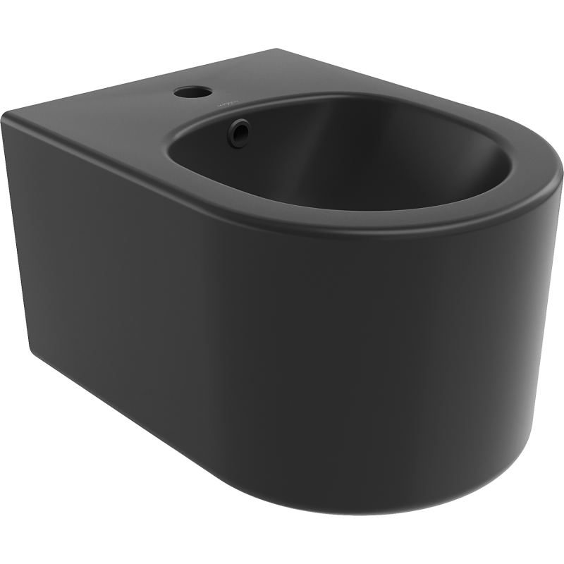 Mexen Sofia falra szerelhető bidé, matt fekete - 35544885