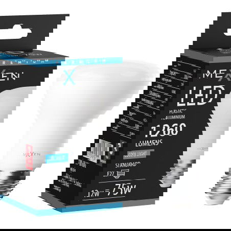 Mexen Nova Bec LED E27, R63, 12W, Rece - 6500K, 1260 lm - L104-E27-1265-01