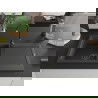 Mexen Leo chiuvetă din granit cu 1 compartiment cu picurător 900 x 500 mm, Neagră picățele, sifon Neagră - 6501901010-76-B