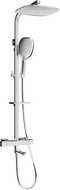 Mexen CQ22 set cadă-duș cu duș de ploaie și baterie termostatică, crom - 779102295-00
