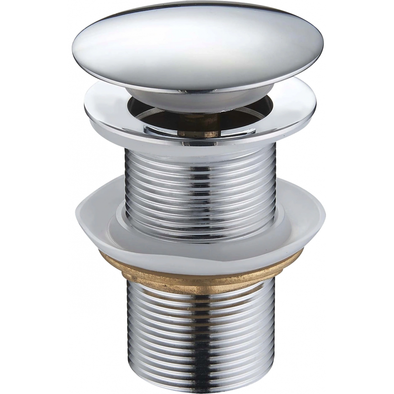Mexen dop de tip-click rotund, crom - 79910-00