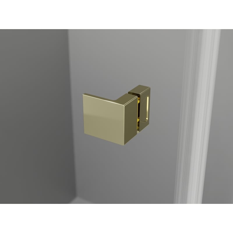 Mexen Lunar-F ușă de duș pliabilă dreaptă 55 cm, transparentă, aurie - 836-055-000-50-00-P