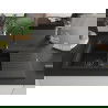 Mexen Matias chiuvetă granit 1,5 camere cu picurător 900 x 505 mm, negru/auriu metalic, sifon negru - 6502901505-75-B