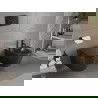 Mexen set cadru pentru bideu încastrat Felix B incastrat și bideu Carmen, Negru mat - 69935884985