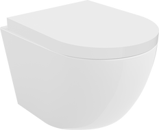 Mexen Lena vas WC Rimless cu capac de toaletă cu închidere lentă, durabil, duroplast, alb lucios - 30220200