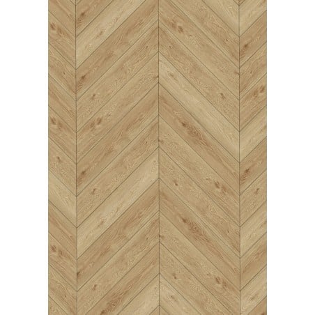 Mexen Anniston panouri vinilice chevron francez 650 x 127 mm SPC 6,5 mm, suport IPEX 1,5 mm, 4 V-Fuga, Stejar - F1283