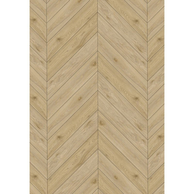 Mexen Charter Oak panouri vinil chevron francez 650 x 127 mm SPC 6,5 mm, substrat IPEX 1,5 mm, 4 caneluri V, stejar - F1281