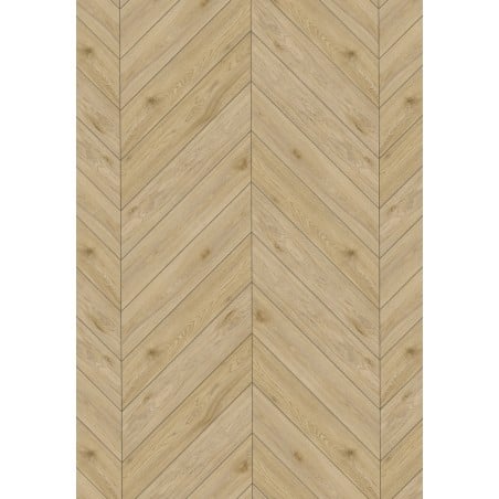 Mexen Charter Oak vinyl panelek francia halszálka 650 x 127 mm SPC 6,5 mm, IXPE 1,5 mm alátét, 4 V-horony, Tölgy - F1281