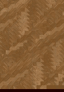 Mexen Overland Park panouri vinilice tip chevron franțuzesc 650 x 127 mm SPC 6,5 mm, suport IPEX 1,5 mm, 4 V-Fuga, Jatoba -