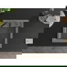 Mexen Vito chiuvetă din granit cu 1 compartiment 520 x 490 mm, gri, sifon negru - 6503521000-71-B