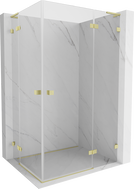 Mexen Lunar L Duo cabină de duș cu ușă batantă dreapta 115 x 95 cm, transparent, auriu periat - 834L-115P-095L-55-00