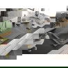 Mexen Cesar chiuvetă din granit cu 1 compartiment cu picurător 775 x 470 mm, gri, sifon Auriu - 6514771010-71-G