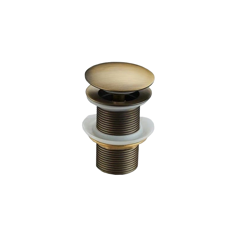 Mexen kerek klik-klak leeresztő, antik bronz - 79910-30
