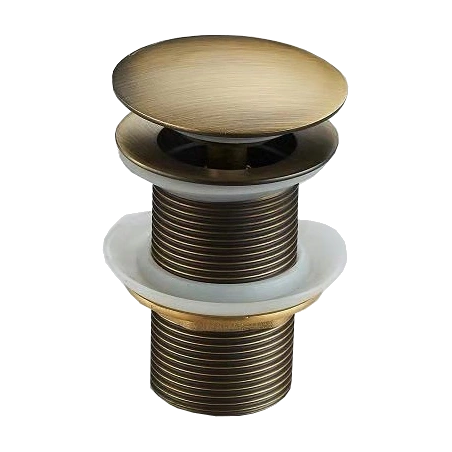 Mexen kerek klik-klak leeresztő, antik bronz - 79910-30