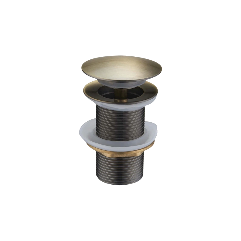 Mexen dop pe click-clack rotund, alamă antică - 79910-40