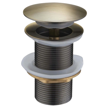 Mexen dop clic-clac rotund, alamă antică - 79910-40