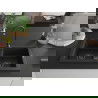 Mexen Mario 2-medencés gránit mosogató 820 x 436 mm, Fekete, szifon Fekete - 6504822000-77-B