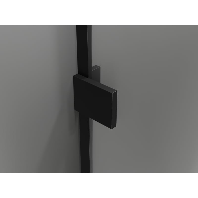 Mexen Lunar L Duo cabină de duș cu ușă batantă dreaptă 120 x 80 cm, transparentă, neagră - 834L-120P-080L-70-00