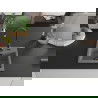 Mexen Milo chiuvetă de granit cu 1 compartiment 435 x 410 mm, gri, sifon Neagră - 6505441000-71-B