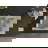 Mexen Gaspar chiuvetă de granit cu 1,5 compartiment cu picurător 737 x 475 mm, Bej, sifon Auriu - 6507731505-69-G
