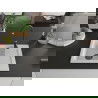 Mexen Enzo chiuvetă din granit cu 1 compartiment cu picurător 576 x 465 mm, Albă, sifon Neagră - 6506571005-20-B