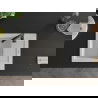 Mexen Enzo chiuvetă din granit cu 1 compartiment cu picurător 576 x 465 mm, Albă, sifon Neagră - 6506571005-20-B
