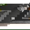 Mexen Enzo chiuvetă din granit cu 1 compartiment cu picurător 576 x 465 mm, gri, sifon Neagră - 6506571005-71-B