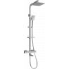 Mexen CQ62 set de cadă-duș cu pară de duș și baterie termostatică, gun gray periat - 779106295-66