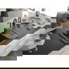 Mexen Enzo chiuvetă din granit cu 1 compartiment cu picurător 576 x 465 mm, Neagră picățele, sifon Neagră - 6506571005-76-B