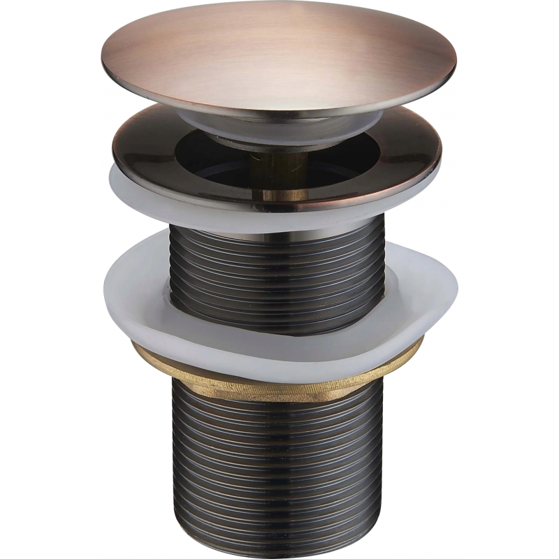 Mexen dop clic-clac rotund, cupru antic - 79910-45