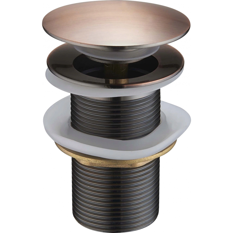 Mexen dop klik-klak rotund, cupru antic - 79910-45