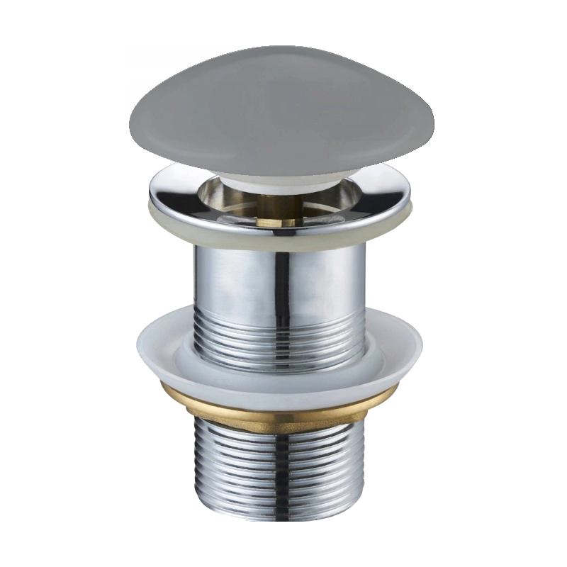Mexen dop clic-clac rotund, ceramică mat gri deschis - 79910-61