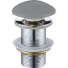 Mexen dop clic-clac rotund, ceramică mat gri deschis - 79910-61