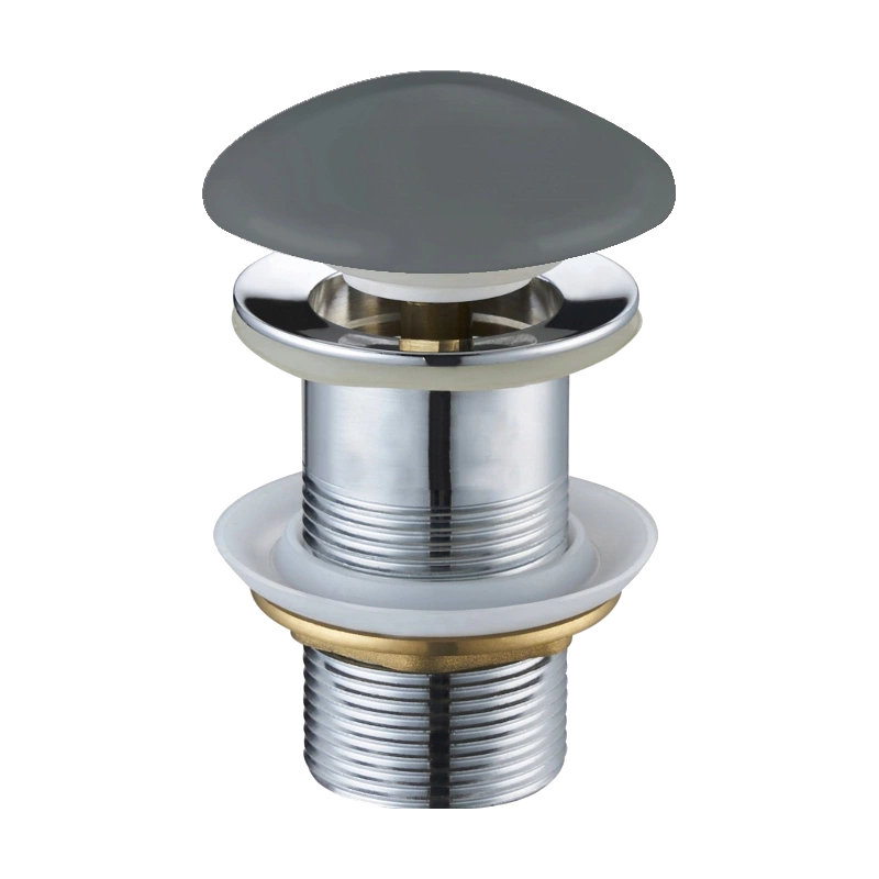 Mexen dop ceramică rotund clic-clac, gri închis mat - 79910-71