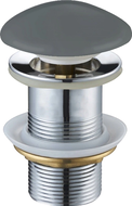 Mexen dop ceramică rotund clic-clac, gri închis mat - 79910-71