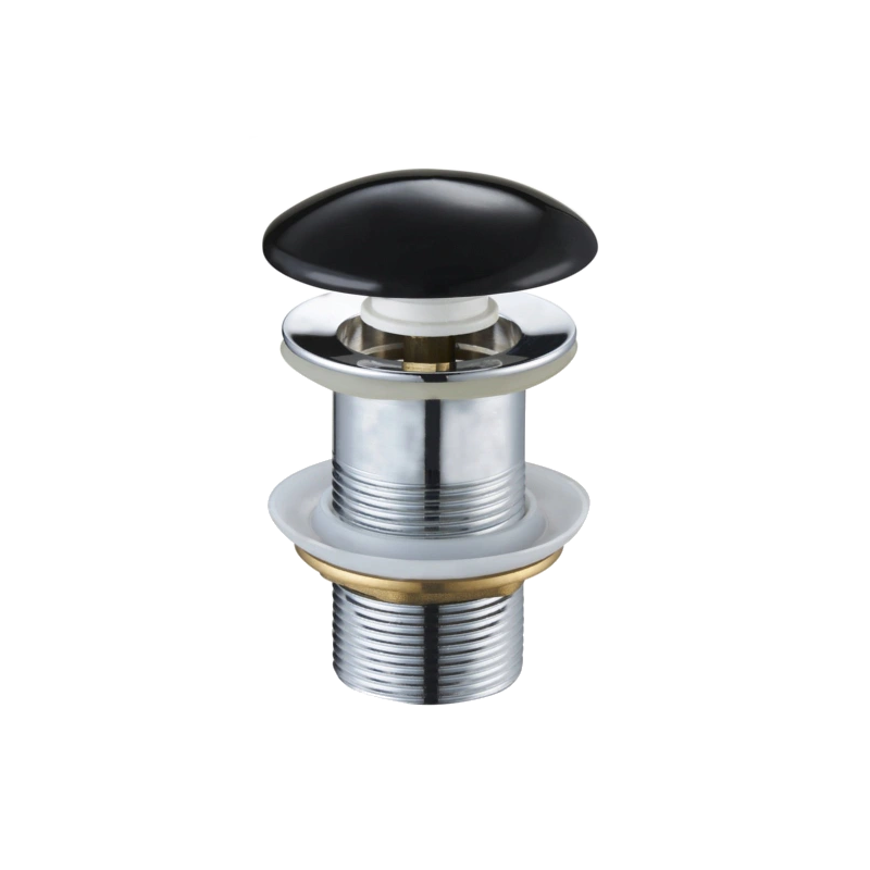 Mexen dop ceramică lucioasă rotundă neagră click-clack - 79910-75