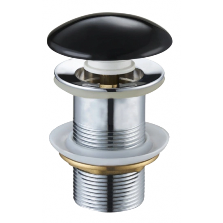 Mexen dop ceramică lucioasă rotundă neagră click-clack - 79910-75