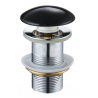 Mexen dop ceramică lucioasă rotundă neagră click-clack - 79910-75