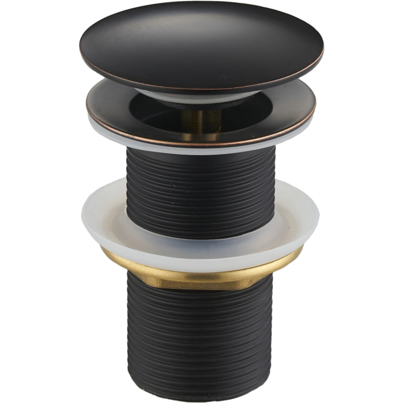 Mexen dop papă-click rotund, negru antic - 79910-79