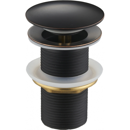 Mexen dop papă-click rotund, negru antic - 79910-79