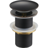 Mexen dop papă-click rotund, negru antic - 79910-79