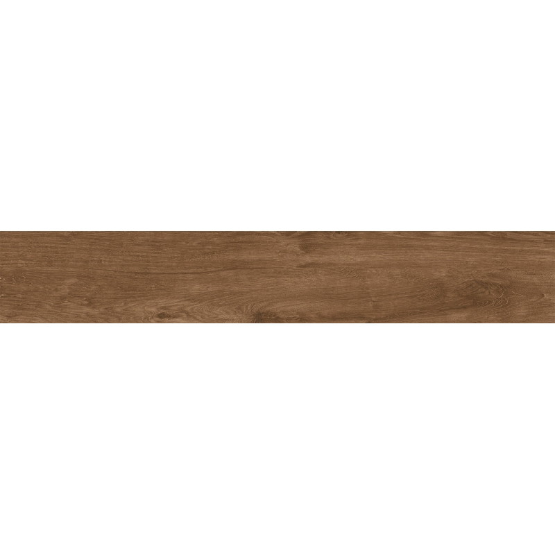 Mexen Avocado Gres maroniu glazurat rectificat G1, placă aspect lemn pentru podea și perete 120 x 20 cm, mat