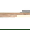 Mexen Indica Gres glazurat bej rekt. G1, plăci de pardoseală și de perete cu aspect de lemn 120 x 20 cm, mat